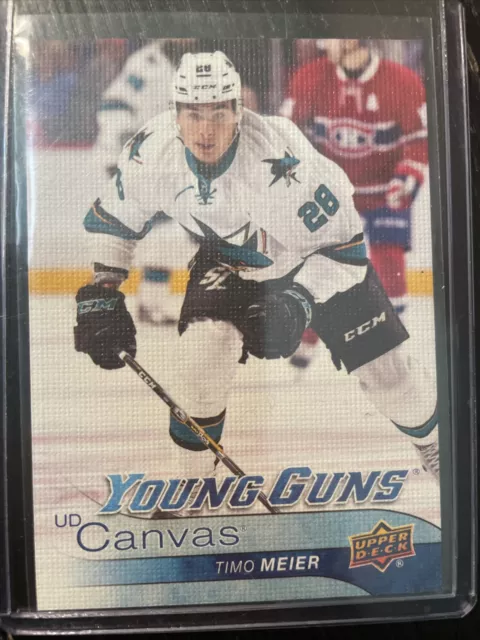 2016-17 Upper Deck Series 2 Young Guns Canvas #C225 Timo Meier 📈🔥