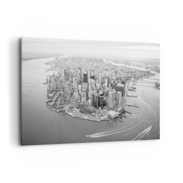 Impression sur Toile 100x70cm Tableaux Image Photo New York Paysage Architecture
