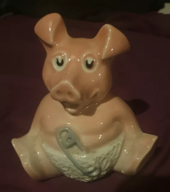 Vintage Natwest Baby Woody Pig Moneybox by Wade