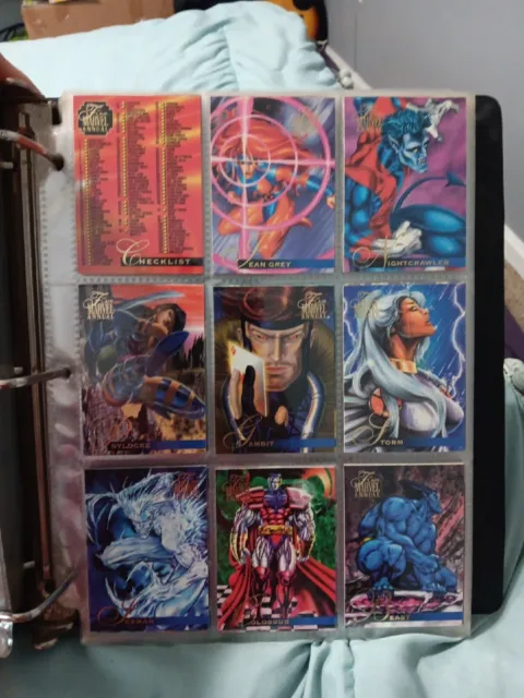 1995 Fleer Flair Marvel Annual Trading Cards COMPLETE BASE SET #1-150 NM/MINT🔥