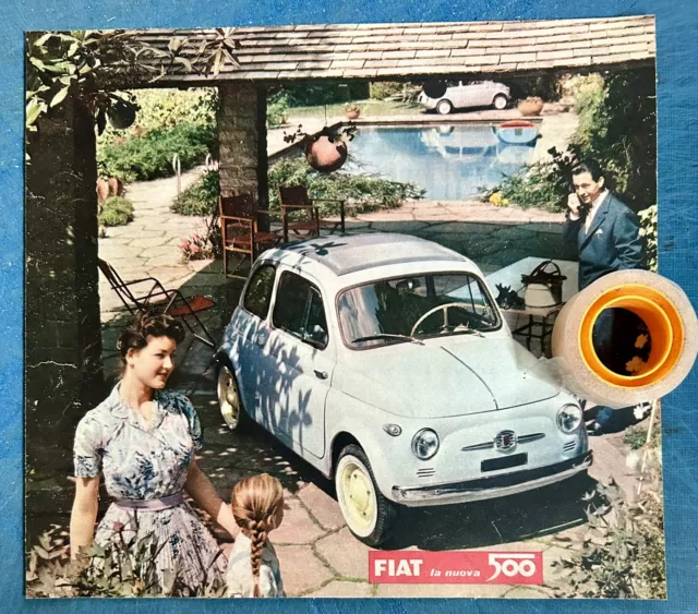 RaraPubblicità FIAT Nuova 500 1957