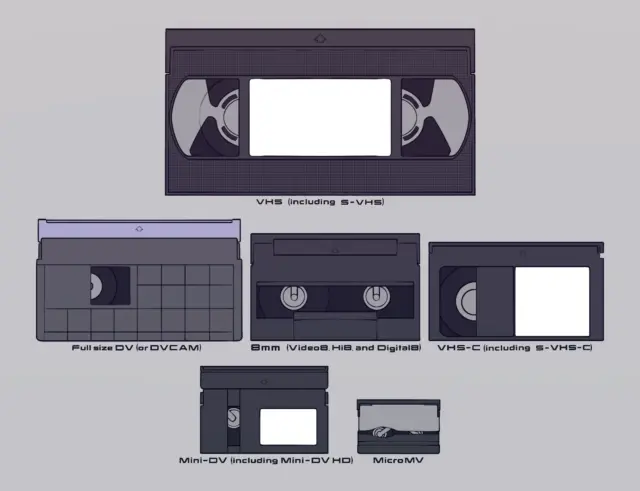 Tape Transfer Service / Mini DV - 8mm - VHS - MicroMv and more! 2