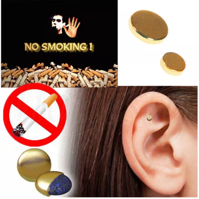 Quit Stop Smoking Anti Cigerrate Auricular Ear Magnetic Weight Loss Acupressure 2