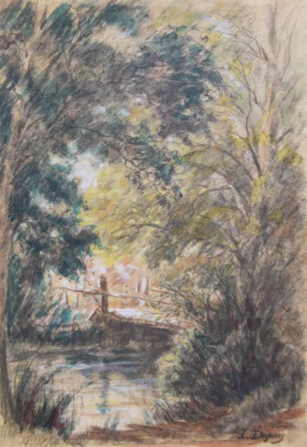 Louis Dupuis (1862-1951) (170) - watercolor and pencil - Bagnoles-de-l'Orne