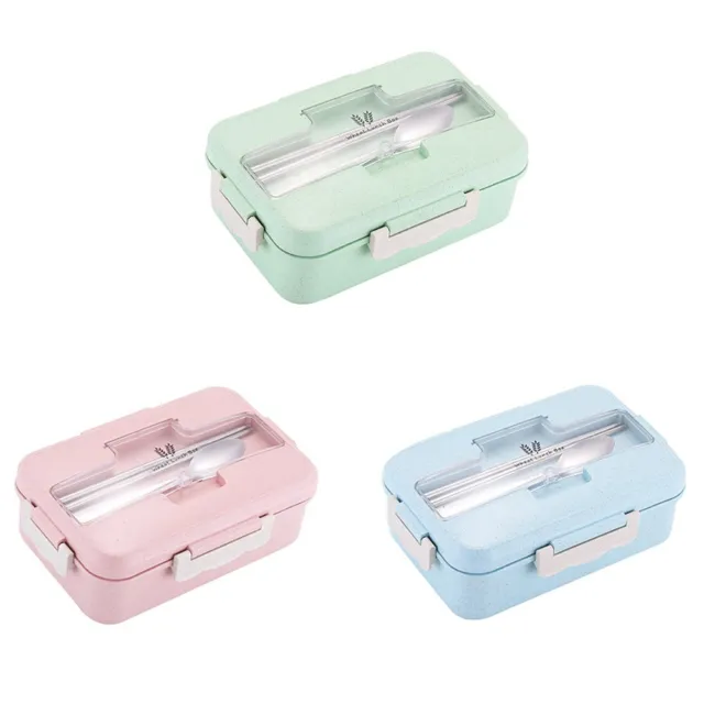 Lunch-Box Bento-Box Set for Enfants Adulte Déjeuné Nourriture Stockage Récipient