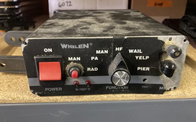 Whelen 29Hfs & Carson Sa-441 Units For Parts Only, Untested, Poor Condition