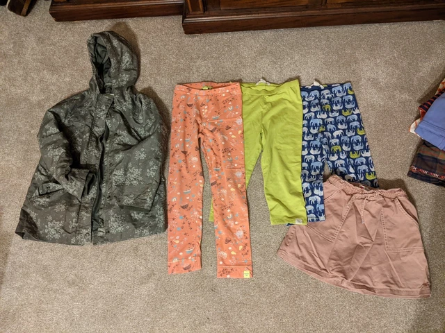 Girls Summer Bundle, Leggings, Skirt, Coat Age 7-8. White Stuff, Boden,...