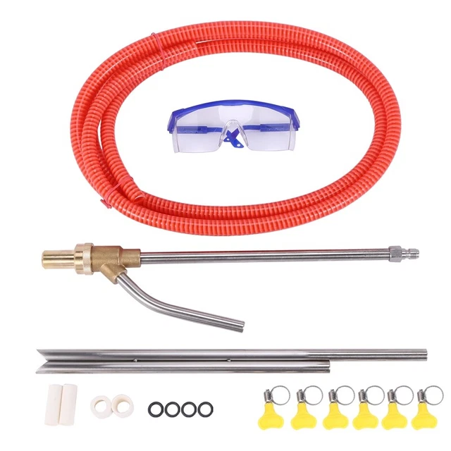 1X(Pressure Washer Sandblasting Kit, Wet Sandblaster Attachment, 5000 PSI,7967