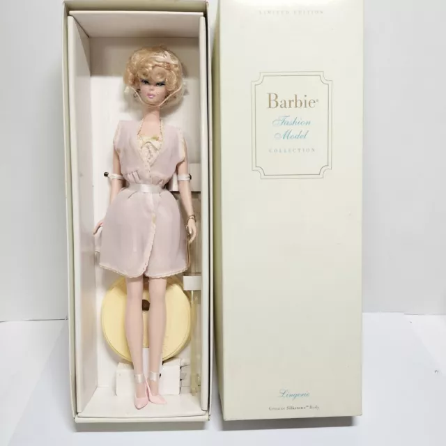 MATTEL LINGERIE BARBIE Silkstone Fashion Model Collection Box Doll