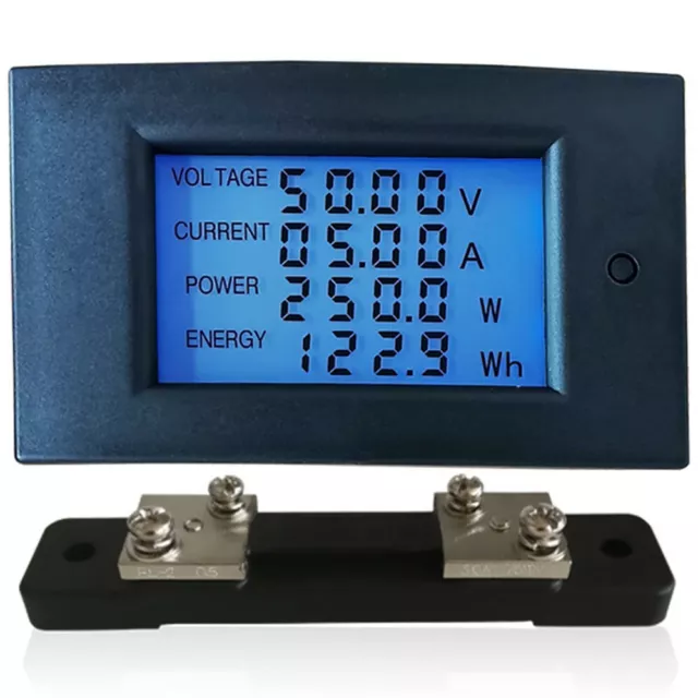 Tensione corrente corrente corrente corrente monitor energia misuratore watt display LCD digitale 100 V/50 A