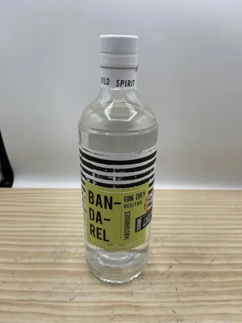 1 bouteille de gin bandarel bows  france 40° 70 cl