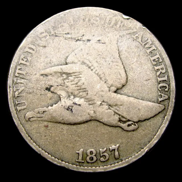 1857 Flying Eagle Cent Penny ---- Nice Coin ---- #UU062