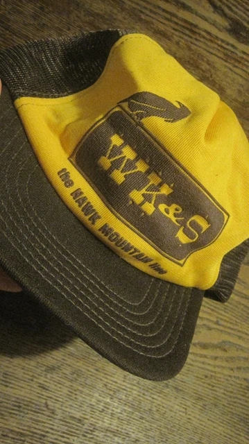 Wk & S The Hawk Mountain Line Railroad Patch Mesh Snapback Baseball Hat