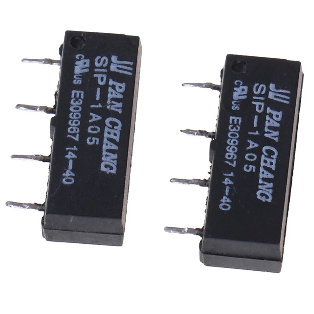 5PCS 4PIN 5V Relay SIP-1A05 Reed Switch Relay For PAN CHANG Rely3 $7.85 ...