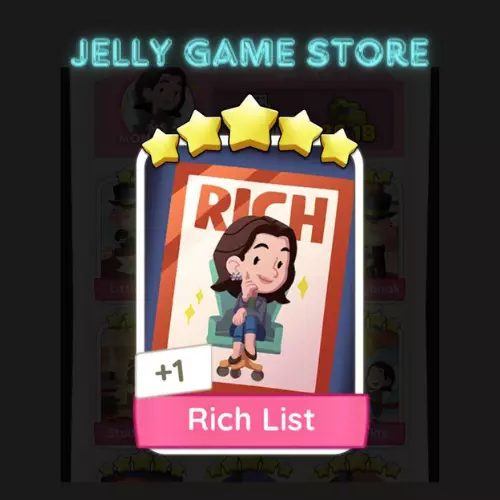 5 Star Monopoly Go Stickers - Set 20: Rich List 🚚 Fast Delivery