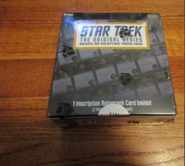 Star Trek The Original Series Archives and Inscriptions Sealed BOX - TOS