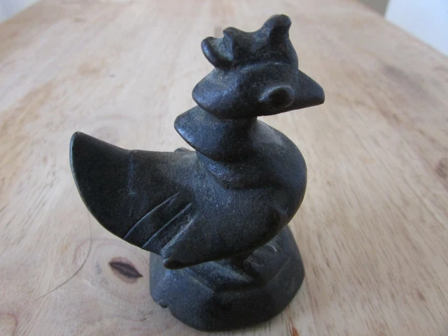 AUTHENTIC mid-19th CENTURY Bronze BURMESE Opium Weight, HINTHA BIRD, 20 Tical !!