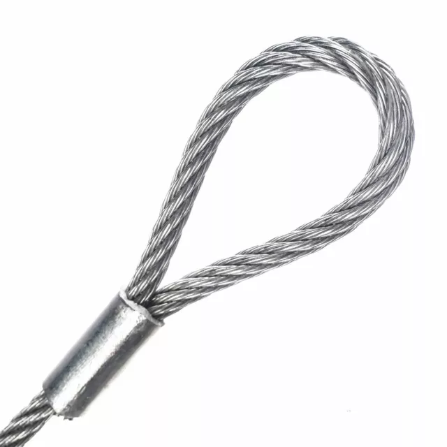 Câble Zingué Corde Forestière Avec Boucle Câble de Traction Hebeseil Oeillet
