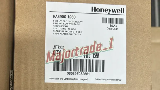 DHL Express New Honeywell RA890G 1260 Protectorelay Flame Relay RA890G1260