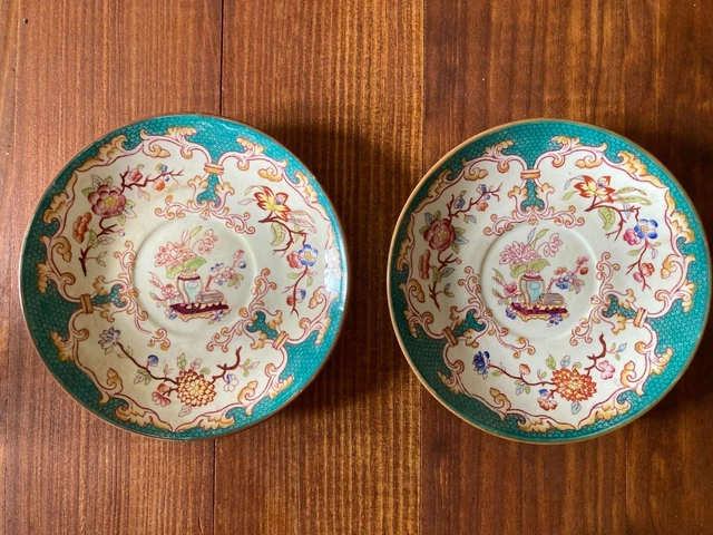 deux soucoupes sarreguemines minton 248