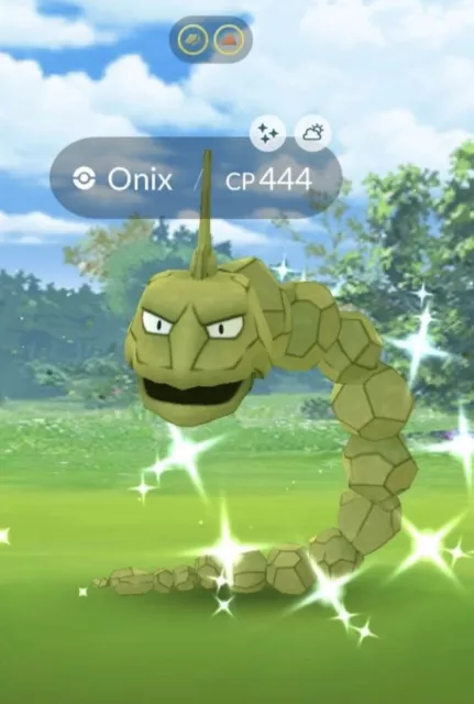 Pokemon Shiny Onix Registered Trade or Ultra