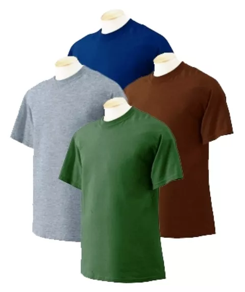 72 pc Men Delta Color Solid Blank Tshirt Size,S-4X Wholesale Bulklot
