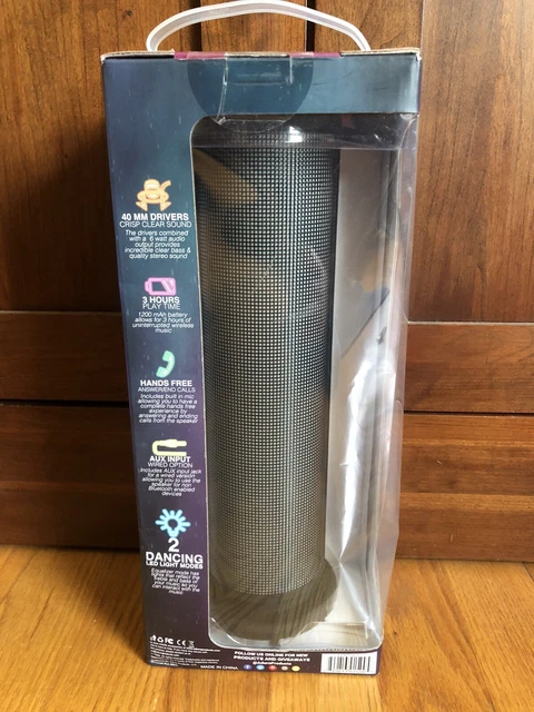 Brand New Monolith* Bluetooth Wireless Led Light Up Speaker
