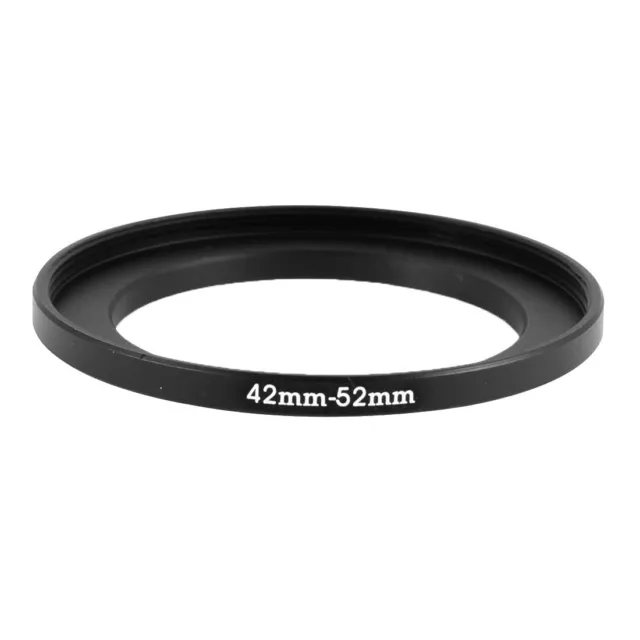 42mm-52 millimetri 42 mm a 52 mm Nero Step Up anello adattatore per fotocamera