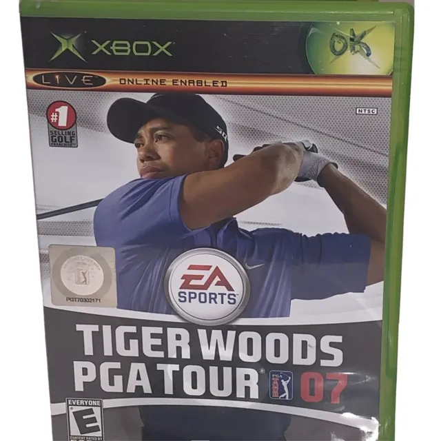 Tiger Woods PGA Tour 07 (Microsoft Xbox, 2006) Video Game