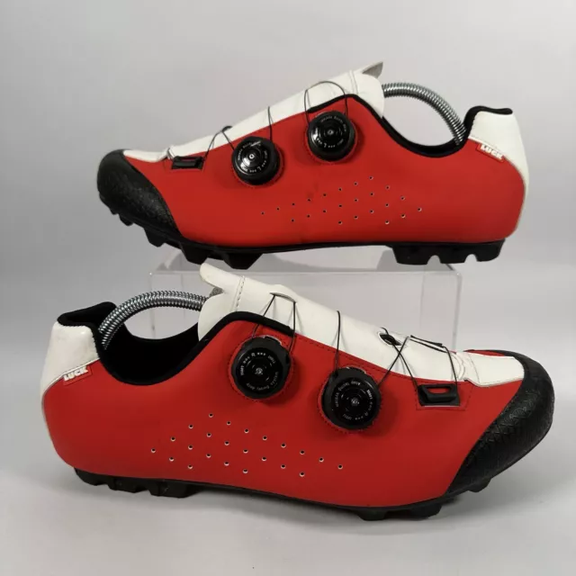 Luck Icaro Cycling Shoes Boots Red White Size EU 46 UK 11 VGC