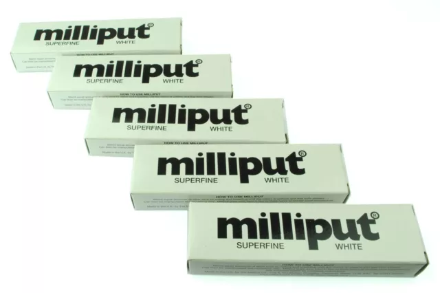 Proops Milliput Epoxy Putty, Superfine White x 5 Packs. X1018d