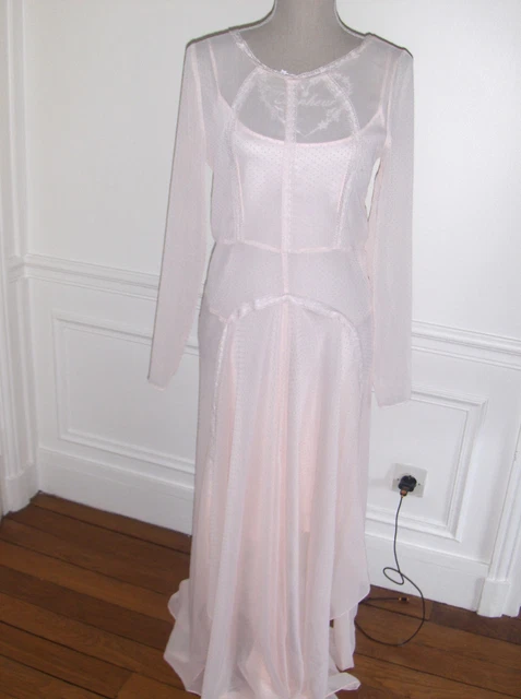 Robe Longue Noire Fendue Dentelle | Vêtement Dentelle