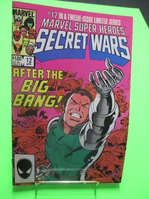 Marvel Comics Secret Wars # 12 Spiderman Black Costume Nm High Grade Comic Book