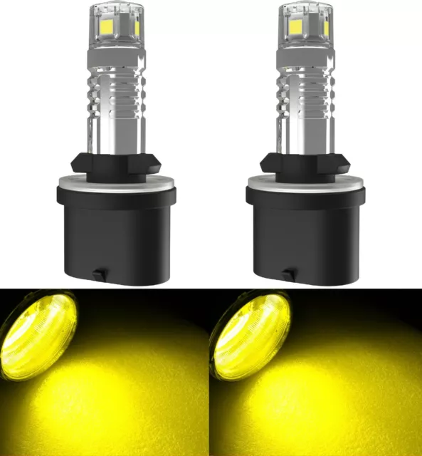 LED 20W 884 H27 Dorado Dos Bombillas Niebla Luz Recambio Mejora Lámpara Stock