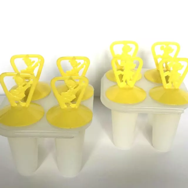 Juego de soportes de paletas vintage de Disney para fabricante de paletas Mickey Mouse y pato Donald