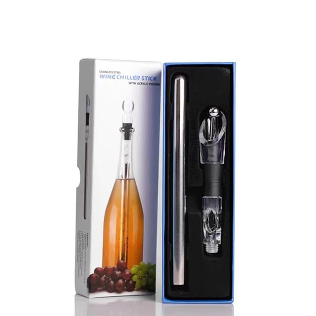 Vin Refroidisseur Acier Inoxydable Bouteille Bâton Idéal Vin Accessoire