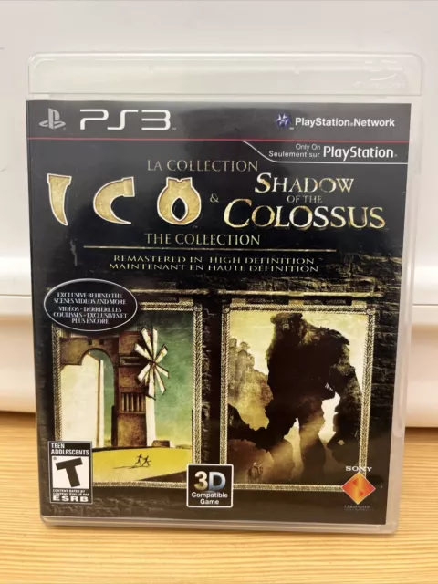 Ico & Shadow of the Colossus Collection (Sony PlayStation 3 PS3) Complete