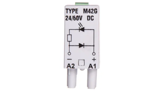 Módulo de notificación LD (LEDs: verde LED + D) 24-60V DC M42G gris 854843 /T2DE