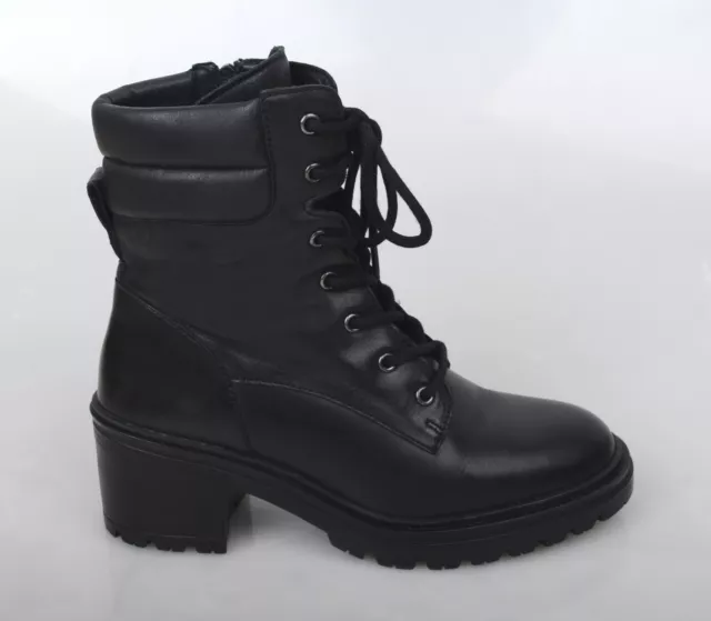 Geox Damania Bottines Low Boots à talons Femme 37.5 cuir Neuf