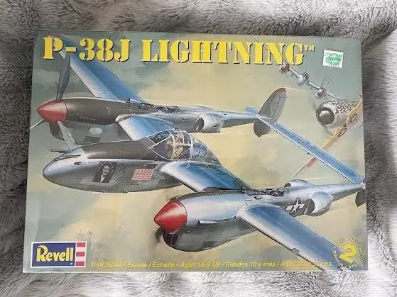 SEALED Revell P-38J Lightning Model Airplane Kit 1:48 c2009 Skill 2