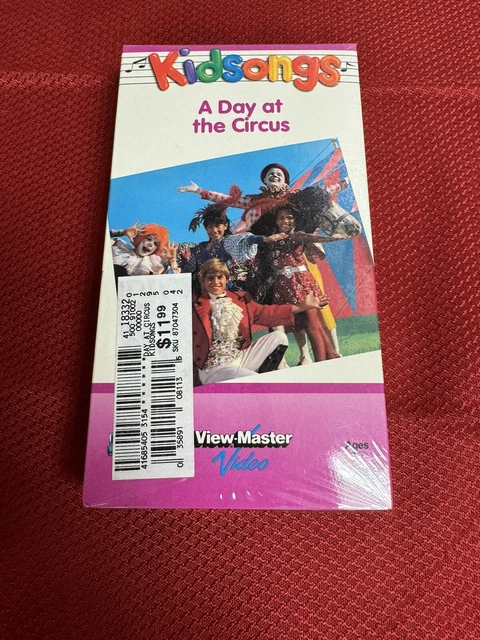 Kidsongs A Day At The Circus Vhs KIDSONGS A DAY At The Circus VHS 1987 View Master Video Rare Kids Movie