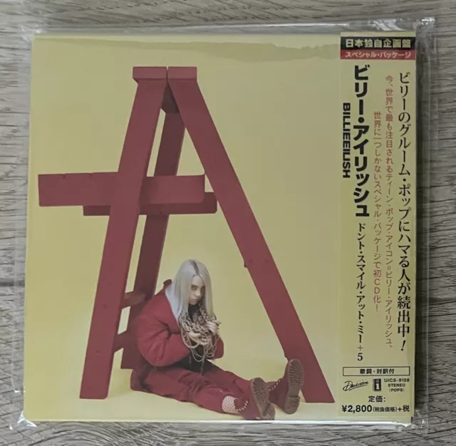 Billie Eilish Don’t Smile At Me Japan CD w 5 Bonus Tracks OBI & Insert