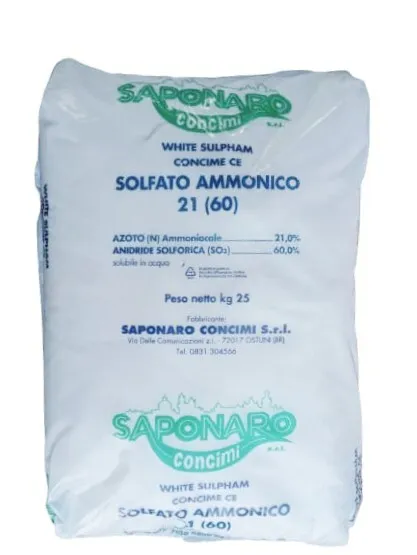 Solfato Ammonico Concime Fertilizzante Orto Frutteto Olivo Prato 25 kg