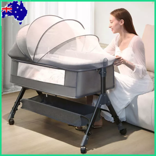 Baby Joy Bassinet Cot Crib Baby Portable Cradle KBE2287
