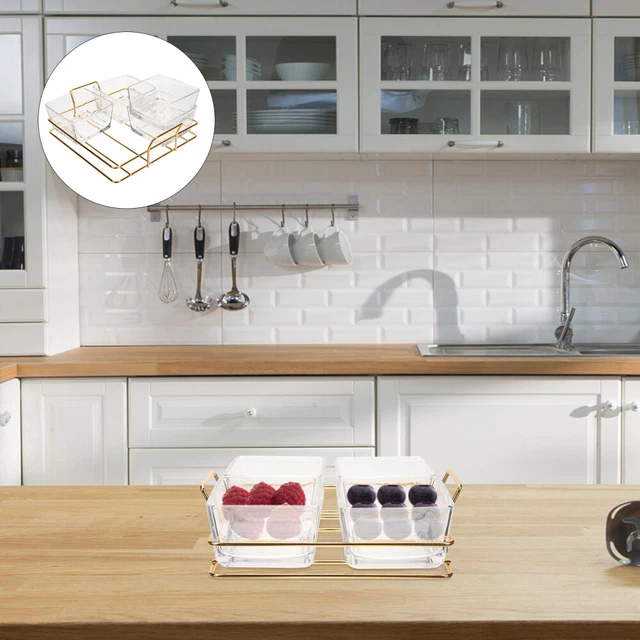 Vassoio Portatutto Con Coperchio E Scomparti – 27,5 Cm – Contenitore Per Alimenti 6 Sezioni – Ideale Per Picnic