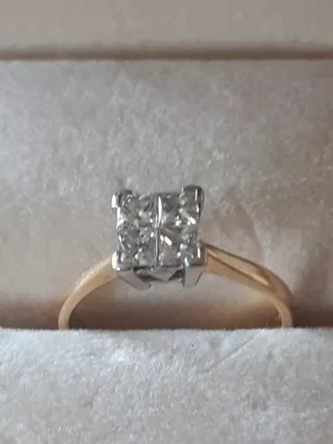 18k Gold and Diamond ring