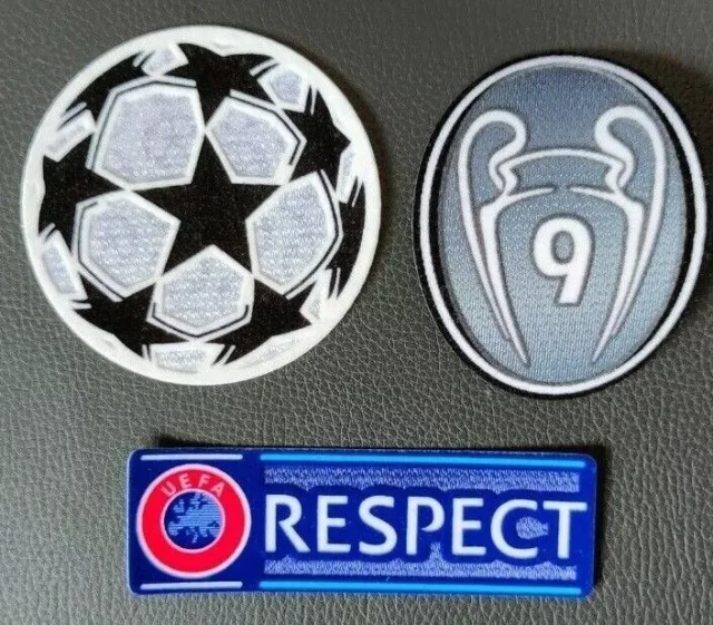 Parches Champions League + 9 copas + RESPECT para Real Madrid (desde Madrid)