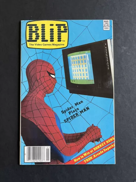 Blip Magazine #2 NM 1983 Marvel Comics Key Spider-Man Donkey Kong Video Game