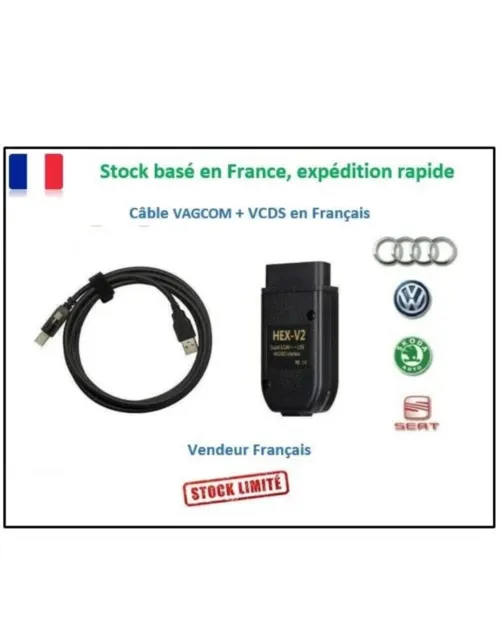 Valise diagnostic auto VCDS VAG-COM VW / Audi / Seat / Skoda lexia