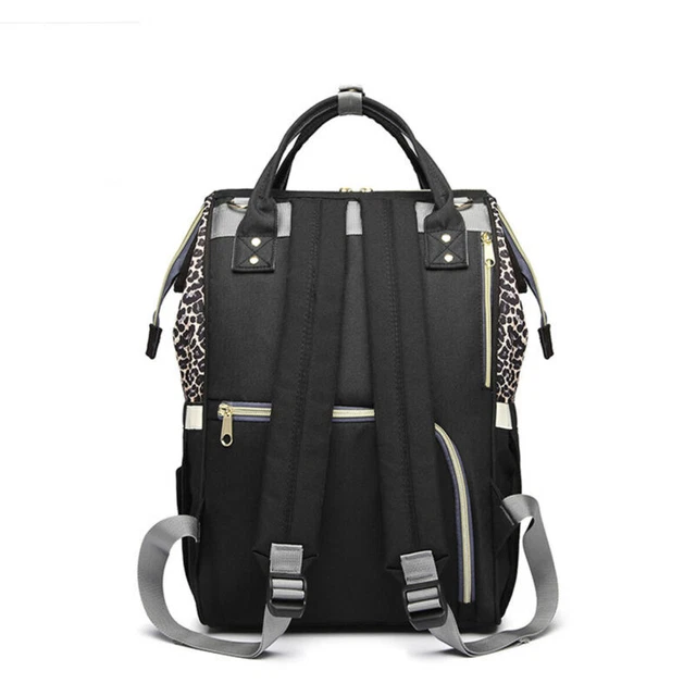 Diaper Bag Backpack Multi-Function Waterproof Baby Leopard Traveling Bags 050 5